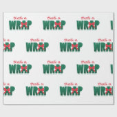Dat is een kerstwrap cadeaupapier (Vlak)