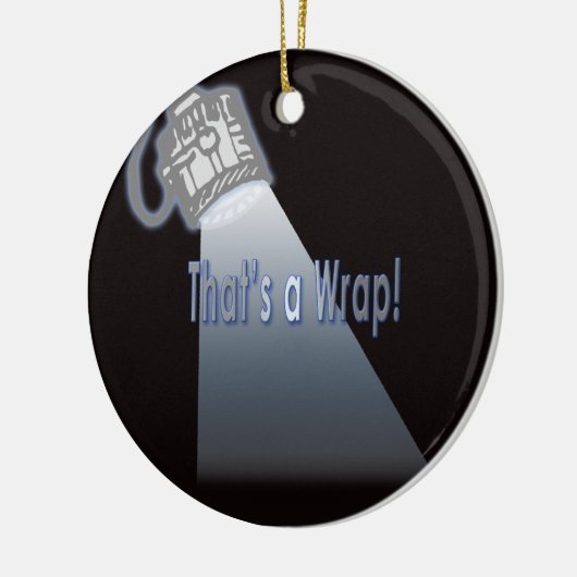 Dat is een kronkel! keramisch ornament (Links)