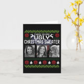 Dat is een lelijke kersttrui Joe Biden Harris Kaart (Gele Bloem)