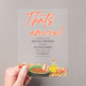 Dat is een meer acryl bruids douche uitnodiging (Insitu (Draagbaar))