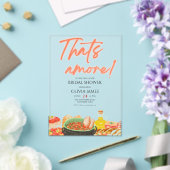 Dat is een meer acryl bruids douche uitnodiging (Insitu (Huwelijk))