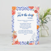 Dat is een meer douche ja op de jurk spel kaart (Staand voorkant)