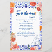 Dat is een meer douche ja op de jurk spel kaart (Voorkant)