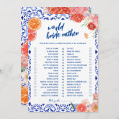 Dat is een meer douche zou liever bruid spel kaart (Voorkant / Achterkant)