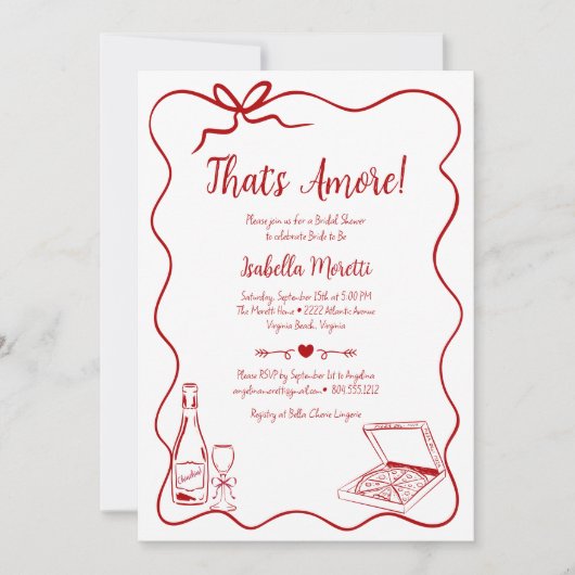 Dat is een meer grillig handgetekend Vrijgezellenf Kaart (Voorkant)