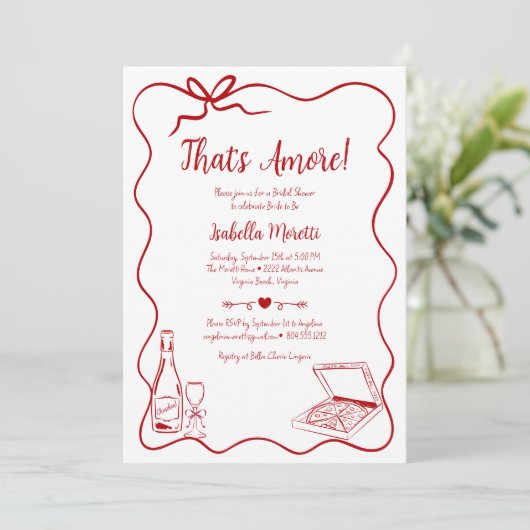 Dat is een meer grillig handgetekend Vrijgezellenf Kaart (Staand voorkant)