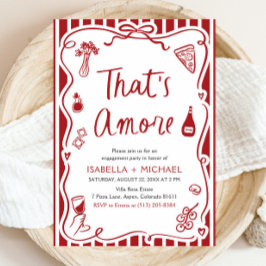 Dat is een meer grillig Italiaans verlovingsfeest Kaart