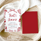 Dat is een meer grillig Italiaans verlovingsfeest Kaart