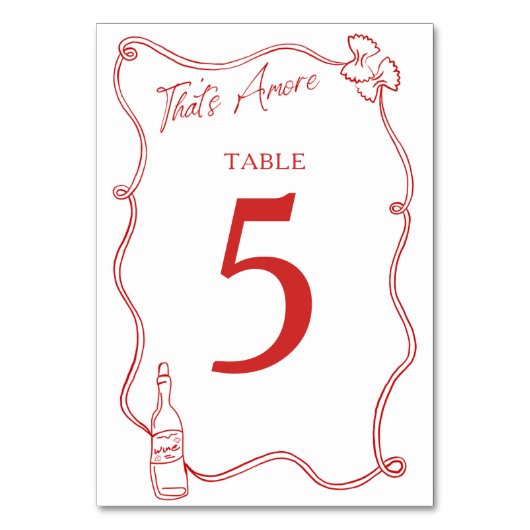 Dat is een meer grillige Hand getekend Chic Italia Kaart (Voorkant)