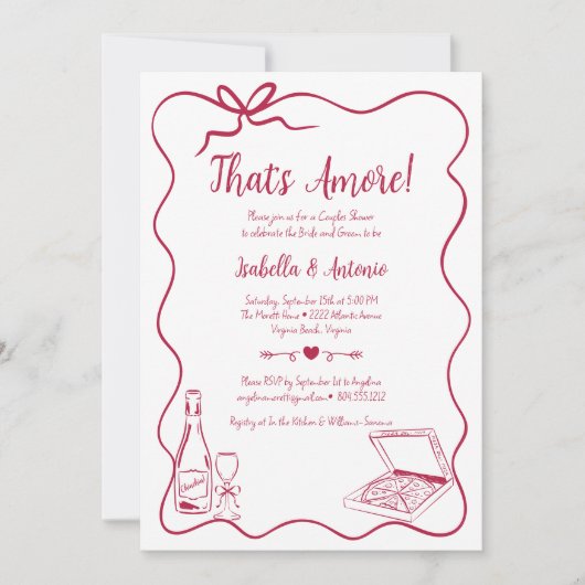 Dat is een meer grillige hand getrokken koppels do kaart (Voorkant)