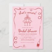 Dat is een meer Italiaans handgetekend roze Vrijge Kaart (Voorkant)