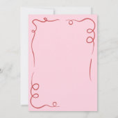 Dat is een meer Italiaans handgetekend roze Vrijge Kaart (Achterkant)