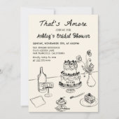 Dat is een meer Italiaans handgetekend Vrijgezelle Kaart (Voorkant)