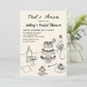 Dat is een meer Italiaans handgetekend Vrijgezelle Kaart (Staand voorkant)