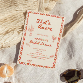 Dat is een meer Italiaans handgetekend Vrijgezelle Kaart