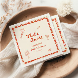 Dat is een meer Italiaans handgetekend Vrijgezelle Servet