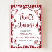 Dat is een meer Italiaans Rode Vrijgezellenfeest W Poster