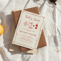 Dat is een meer Italiaans rood handgetrokken Vrijg