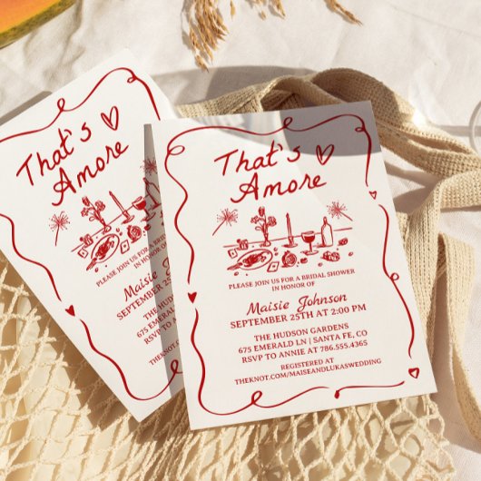 Dat is een meer Italiaans thema Vrijgezellenfeest Kaart