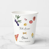 Dat is een meer Italiaans Vrijgezellenfeest decor Papieren Bekers (Achterkant)