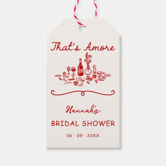 Dat is een meer Italiaans Vrijgezellenfeest van Dr Cadeaulabel (Voorkant)