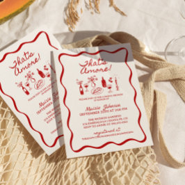 Dat is een meer Italiaans Wavy Border Vrijgezellen Kaart