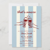 Dat is een meer Italiaans Wine Vrijgezellenfeest H Kaart (Voorkant)