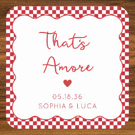 Dat is een meer Italiaanse chique gepersonaliseerd Kartonnen Onderzetters