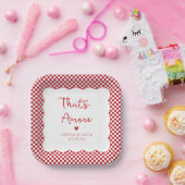 Dat is een meer Italiaanse chique gepersonaliseerd Papieren Bordje (Feest)