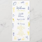 Dat is een meer Italiaanse Hand getrokken citroen Programmakaart (Voorkant)