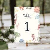 Dat is een meer kleurrijke geïllustreerde kaart