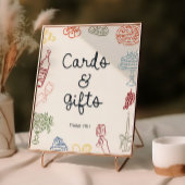 Dat is een meer kleurrijke geïllustreerde Kaarten Poster