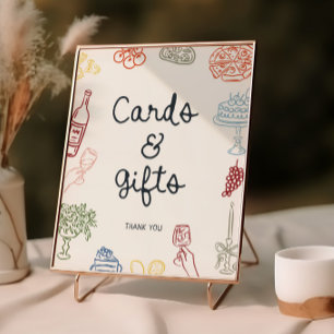 Dat is een meer kleurrijke geïllustreerde Kaarten  Poster