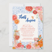 Dat is een meer mediterraan blauw tegels vrijgezel kaart (Voorkant)