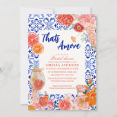 Dat is een meer mediterraan blauw tegels vrijgezel kaart (Voorkant)