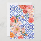 Dat is een meer mediterraan blauw tegels vrijgezel kaart (Achterkant)