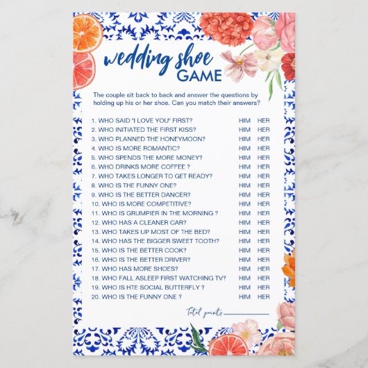 Dat is een meer mediterraan oranje trouwschoenspel (Voorkant)