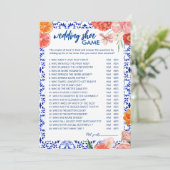 Dat is een meer mediterrane bruiloft schoen spel k kaart (Staand voorkant)