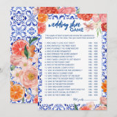 Dat is een meer mediterrane bruiloft schoen spel k kaart (Voorkant / Achterkant)