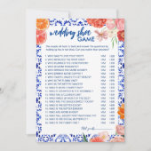 Dat is een meer mediterrane bruiloft schoen spel k kaart (Voorkant)