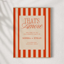 Dat is een meer Red Stripes Engagement Party Welko