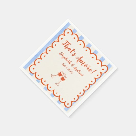 Dat is een meer trendy grillige hand getekend servet (Hoek)