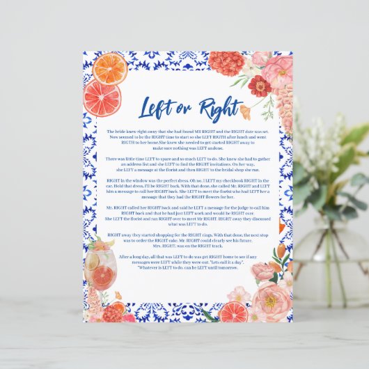 Dat is een meer vrijgezellenfeest links of rechts  (Staand voorkant)