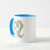 "Dat is een moray" Love Pun Eel Mok (Voorkant links)