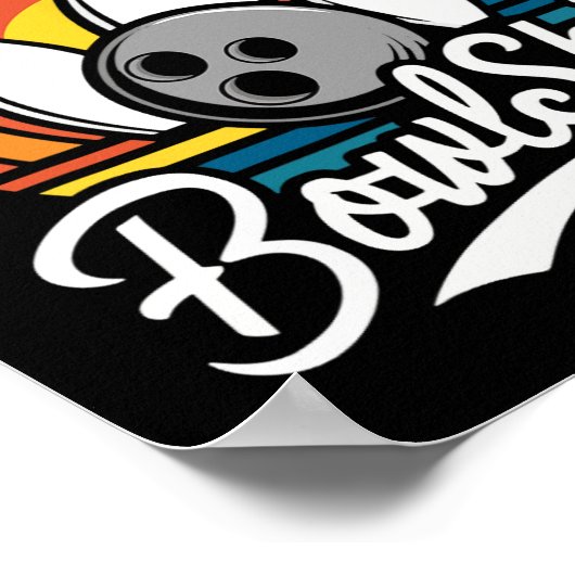 Dat is een of andere bowl grappige bowlingbal poster (Hoek)