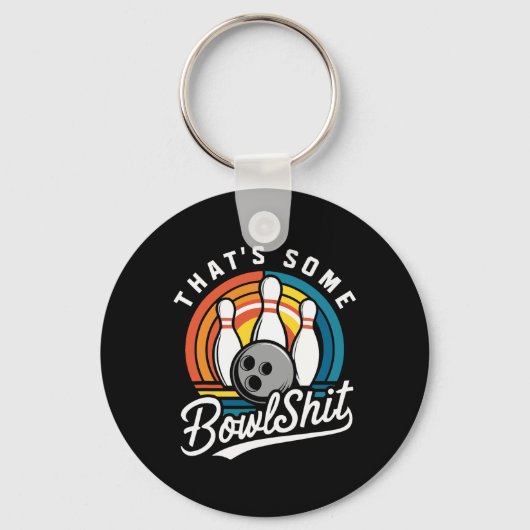Dat is een of andere bowl grappige bowlingbal sleutelhanger (Voorkant)