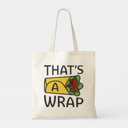 Dat is een omslag tote bag (Achterkant)