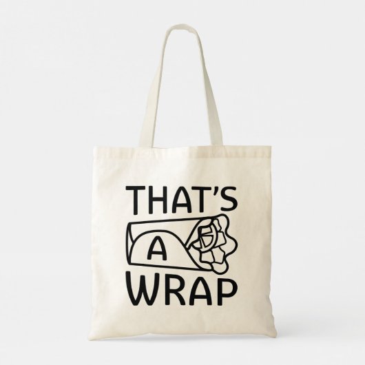 Dat is een omslag tote bag (Achterkant)