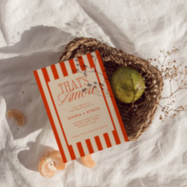 Dat is een rode strepen bruiloft save the date