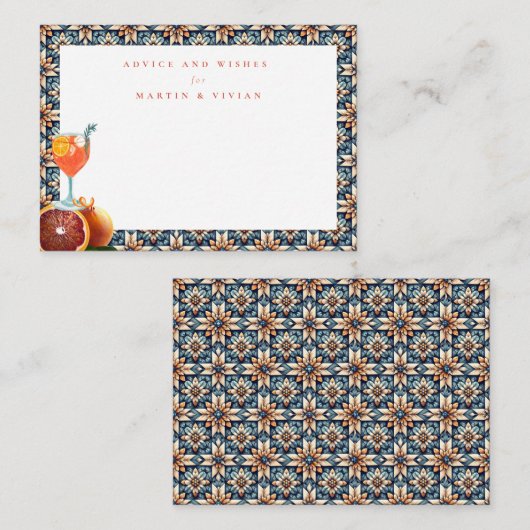 Dat is een sappiger Oranje Spritz advies Kaarten (Voorkant / Achterkant)